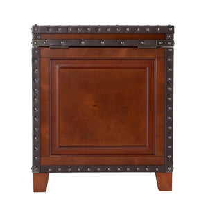 Trunk style end table w/ storage Image 3