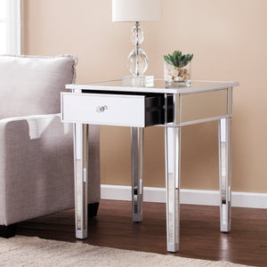 Mirage Mirrored Accent Table