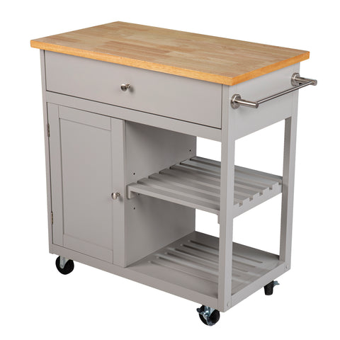 Image of Rolling Kitchen Island w/ Storage