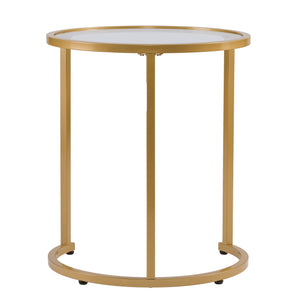 Round nesting end table set Image 8