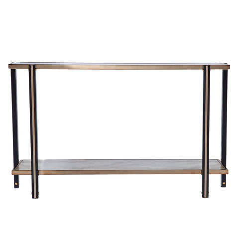 Image of Thornsett Console Table w/ Mirrored Top