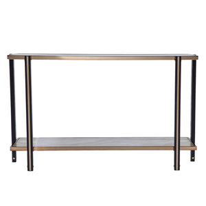 Thornsett Console Table w/ Mirrored Top