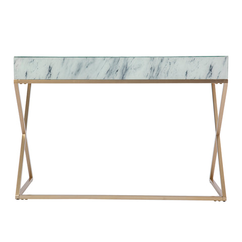 Image of Faux-marble writing desk Image 6