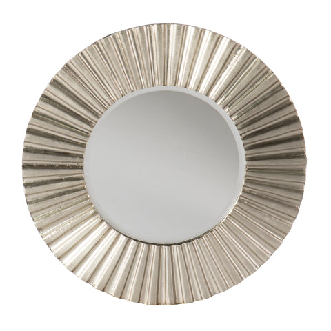 Image of Round mirror w/ decorative frame Image 3