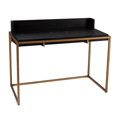 Image of Two-tone writing desk Image 4