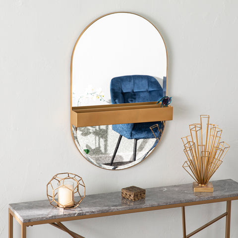 Image of Unique hanging mirror w/ storage Image 3