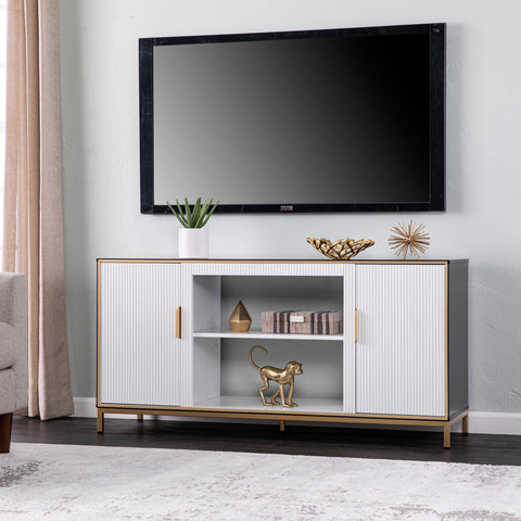 Image of Modern entertainment center w/ storage Image 1