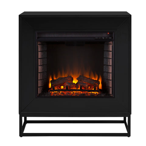 Image of Modern electric fireplace mantel Image 3