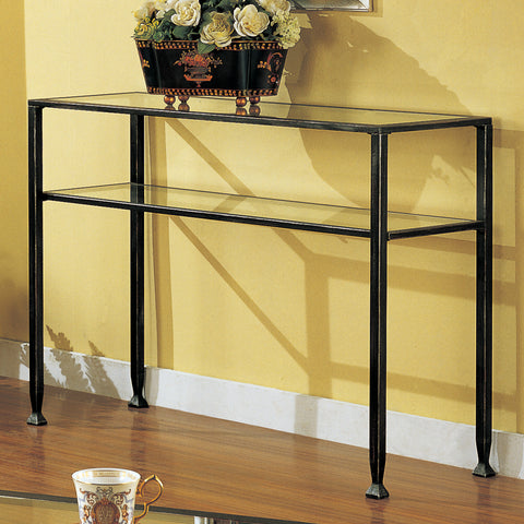 Image of Metal Sofa Table - Black