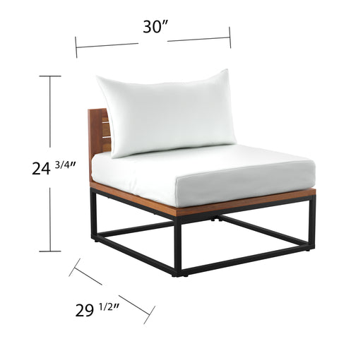 Image of Oversized patio chair w/ cushions Image 10