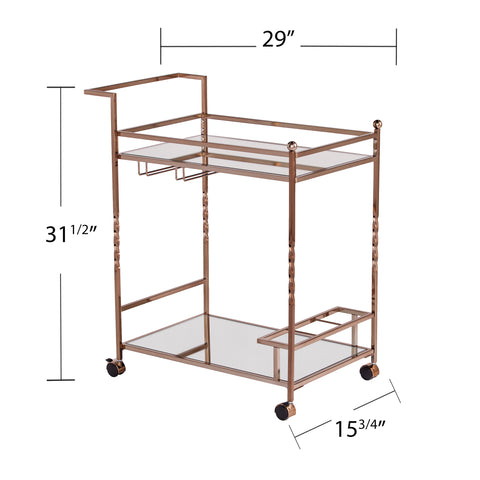 Image of Versatile, art deco drink cart Image 10