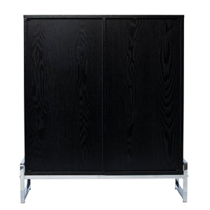 Modern bar cabinet w/ wine storage Image 5