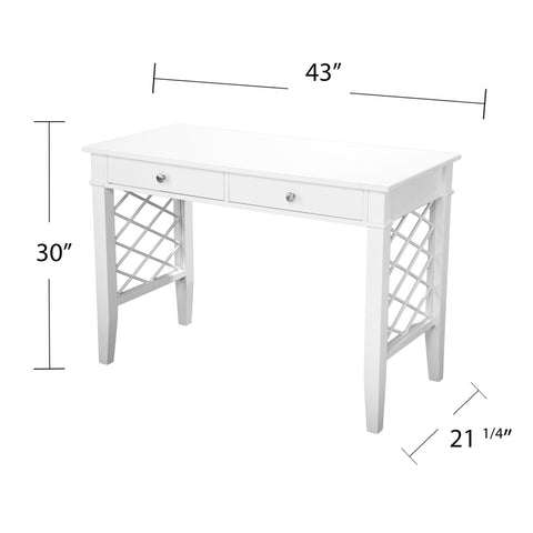 Image of Writing desk w/ storage Image 10