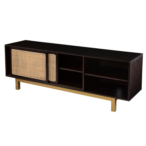 Image of Low-profile TV stand w/ storage Image 9