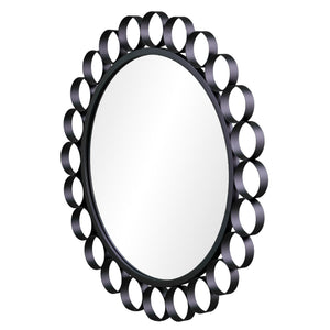 Hanging mirror w/ decorative frame Image 6