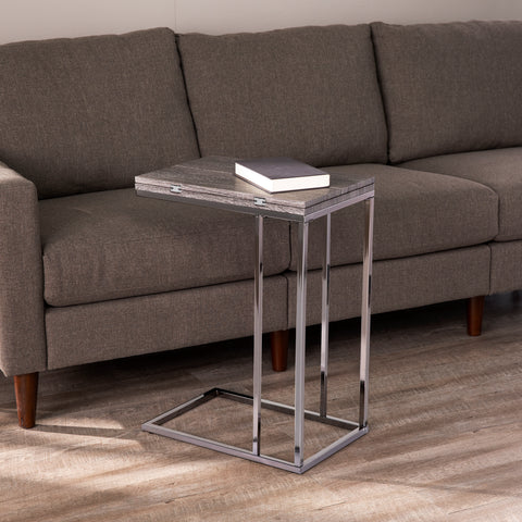 Image of Side table w/ convertible top Image 1