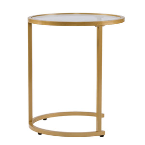 Round nesting end table set Image 7