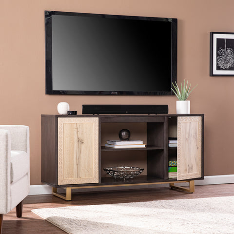 Image of Low-profile TV stand w/ storage Image 3