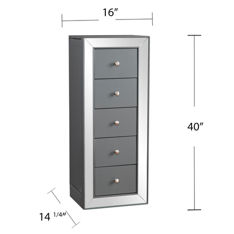 Image of Freestanding jewelry storage cabinet Image 9