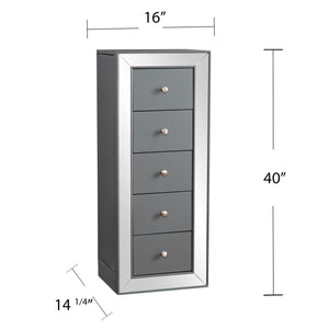 Freestanding jewelry storage cabinet Image 9