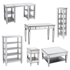 Mirrored workstation or vanity desk w/ ample storage Image 5