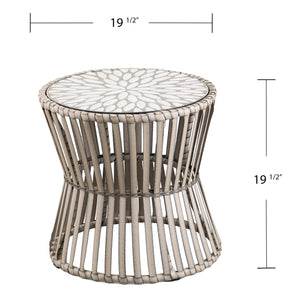 Melilani Round Outdoor Side Table