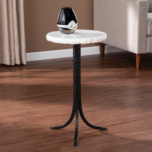 Side table with marble tabletop Image 1