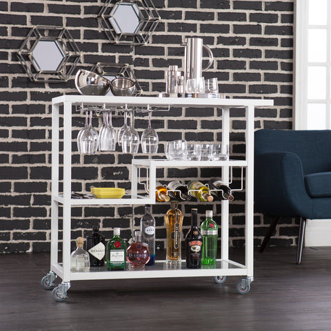 Image of Holly & Martin Zephs Bar Cart - White